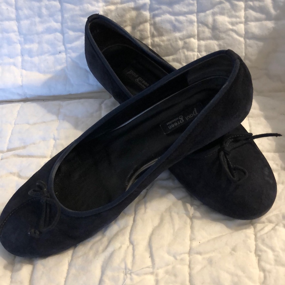Paul Green Navy Ballerina flats